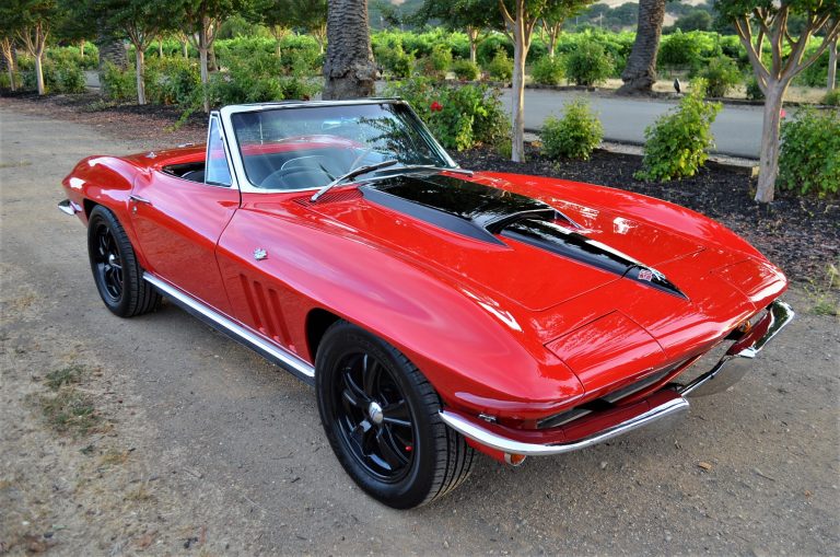 corvette with big wheels