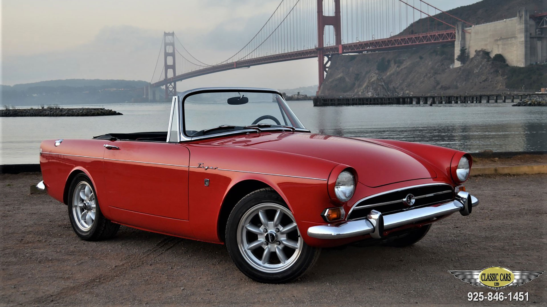 Red Sunbeam Tiger classic car